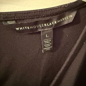 White House Black Market Classic Black one piece shorts  jumpsuit